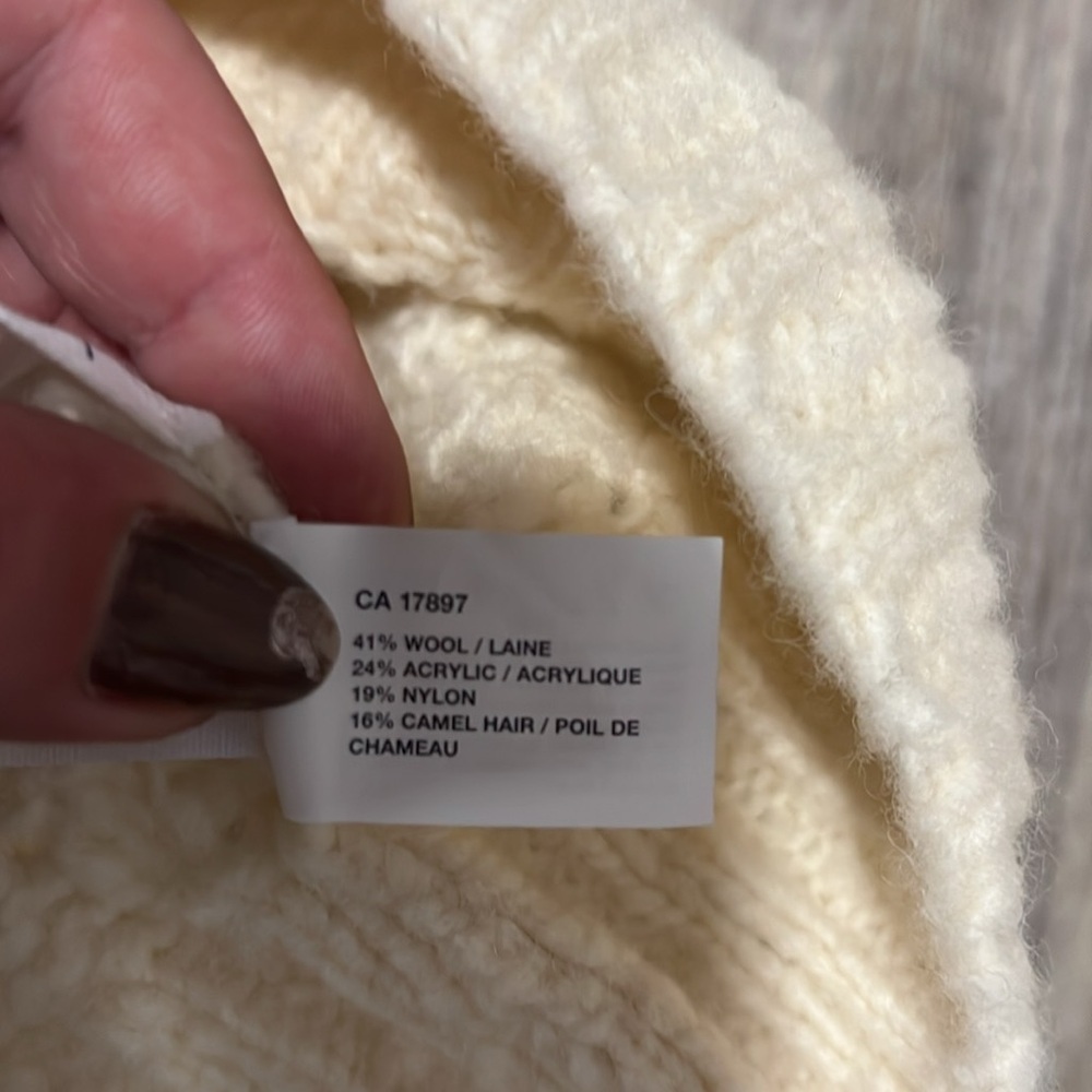Gap Wool/Camel Hair Turtle Neck With Buttons Knit Sweater​ - Picture 13 of 13